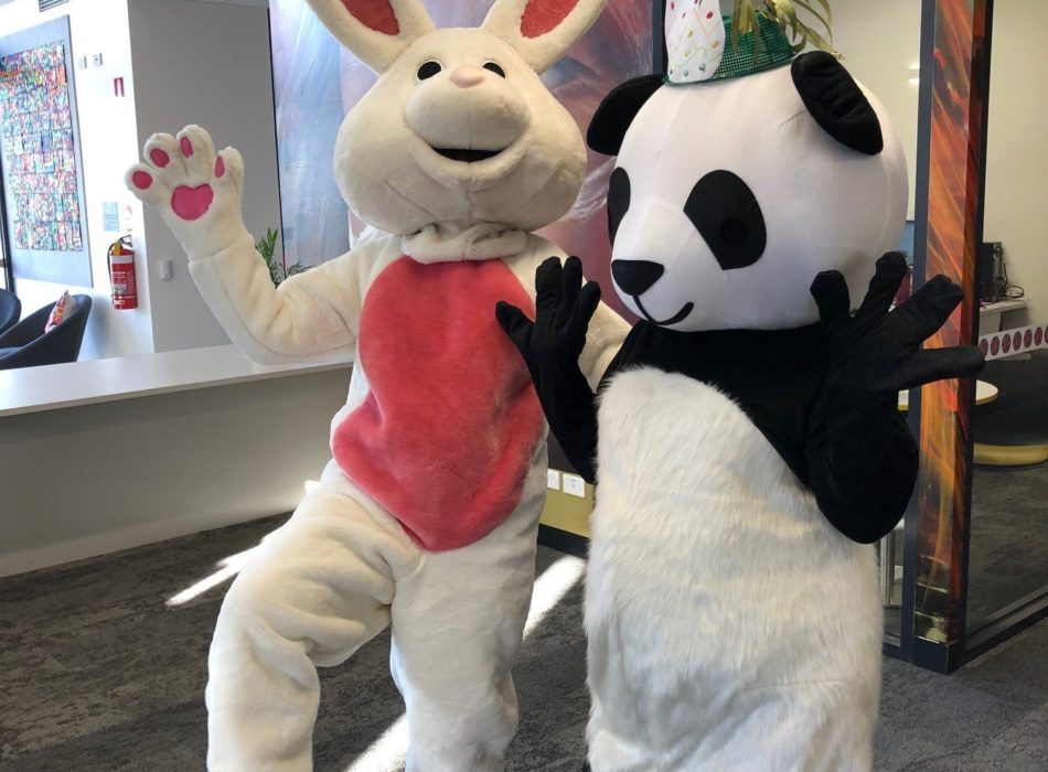 Panda & Easter Bunny - 2019 Easter parade